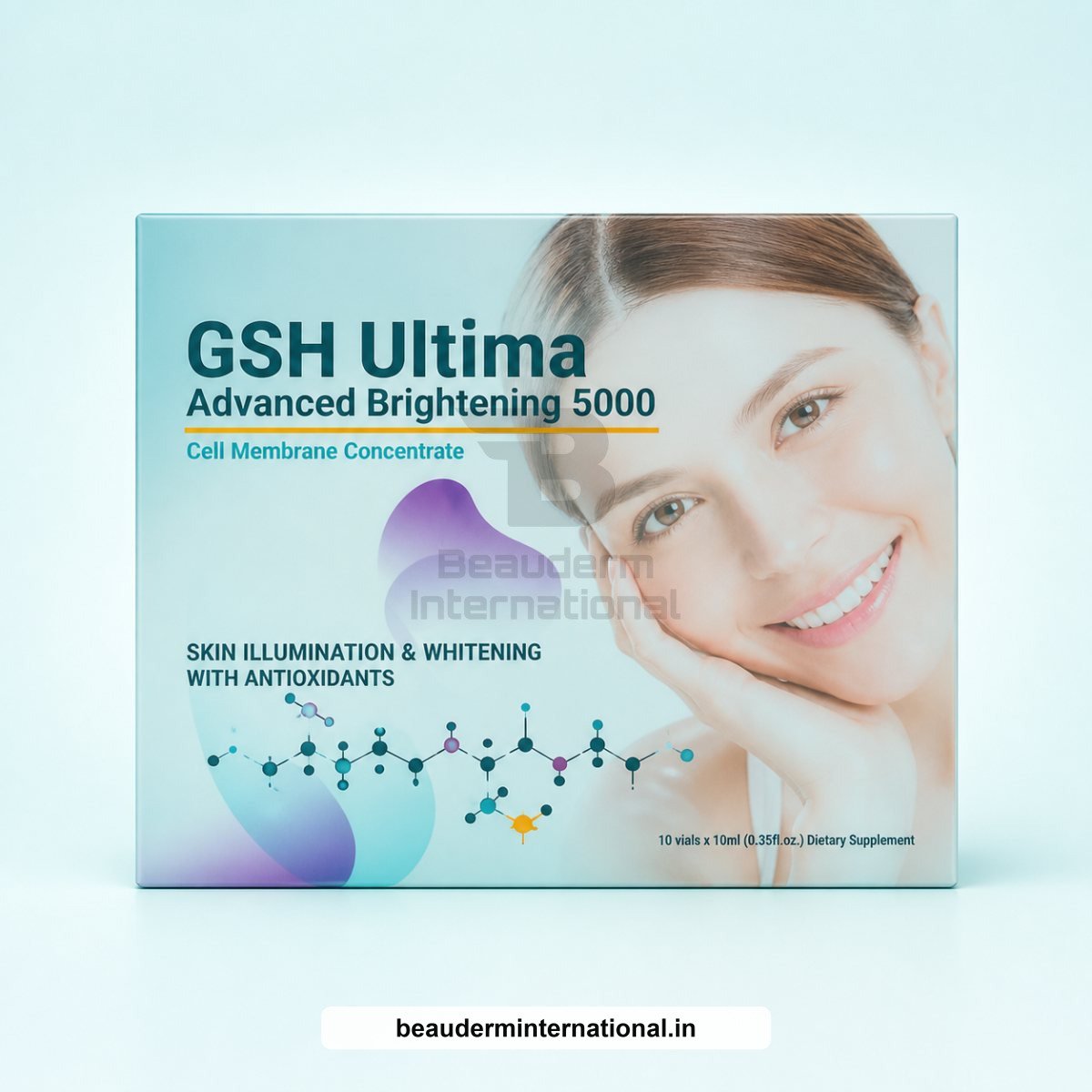 GSH Ultima 5000 mg professional skincare product – Beauderm International