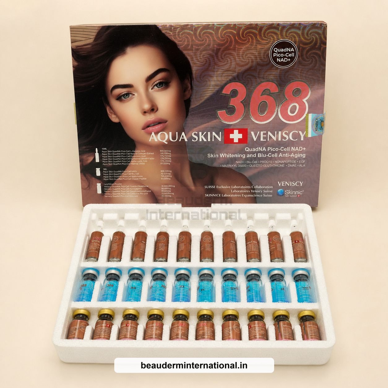 Aqua Skin Veniscy 368 professional skincare product – Beauderm International