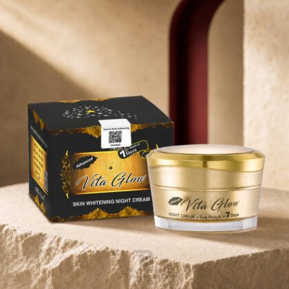 Advanced Vita Glow Skin Whitening Night Cream professional skincare product – Beauderm International