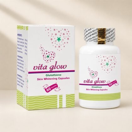 Vita Glow Glutathione Skin Whitening Capsules premium studio image