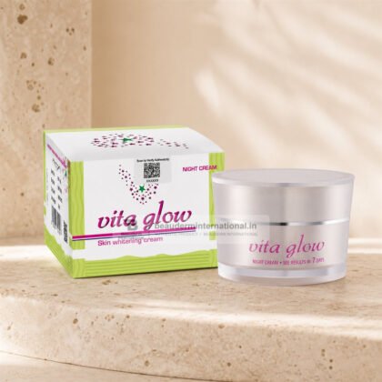 Vita Glow Skin Whitening Night Cream premium studio image
