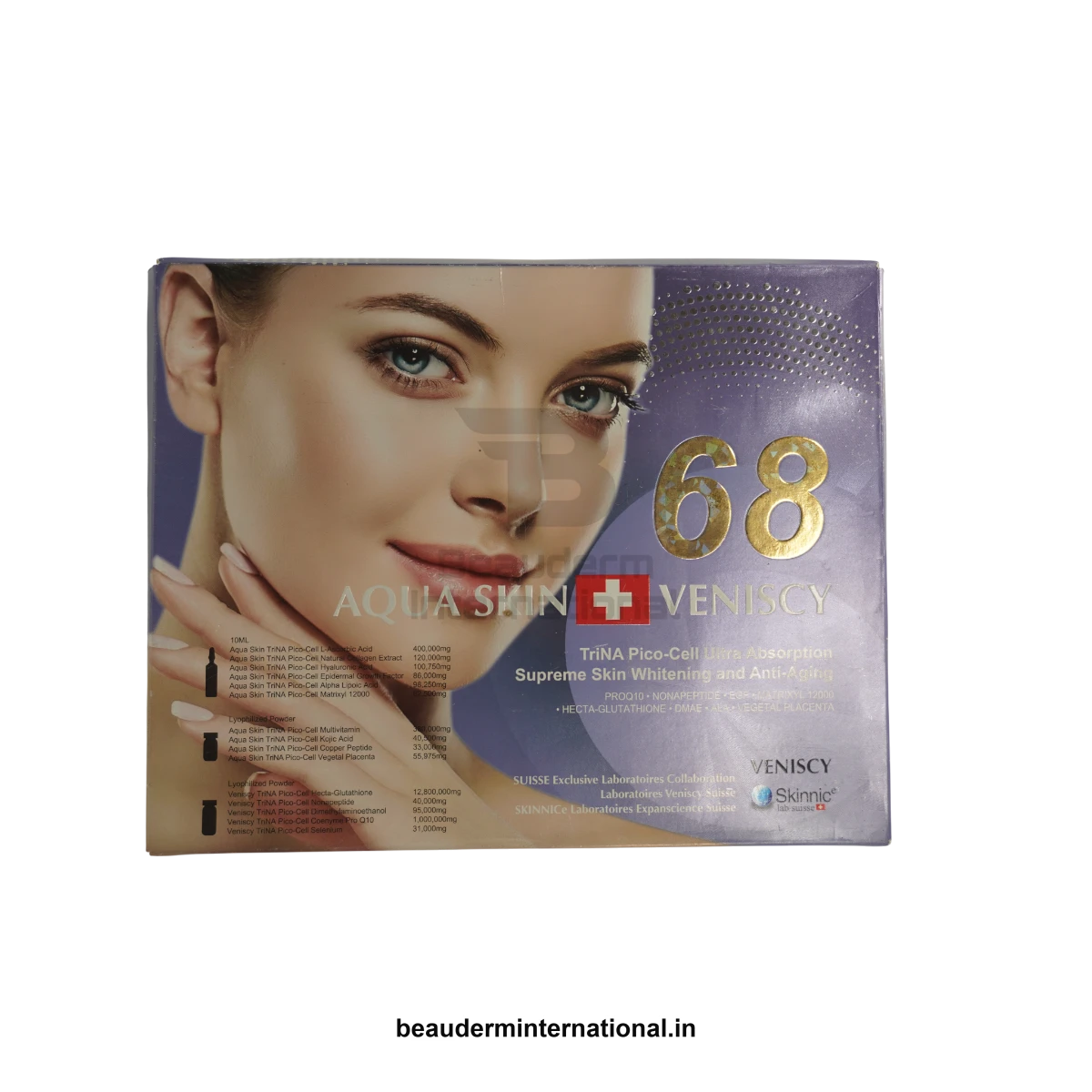 AQUA SKIN VENISCY 68 professional skincare product – Beauderm International