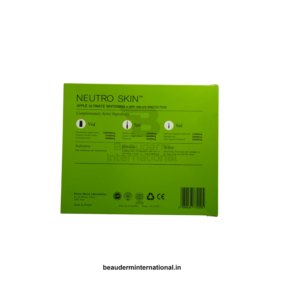 NEUTRO SKIN APPLE professional skincare product – Beauderm International