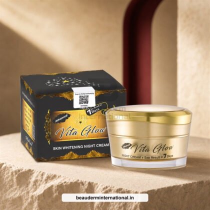 Advanced Vita Glow Skin Whitening Night Cream professional skincare product – Beauderm International
