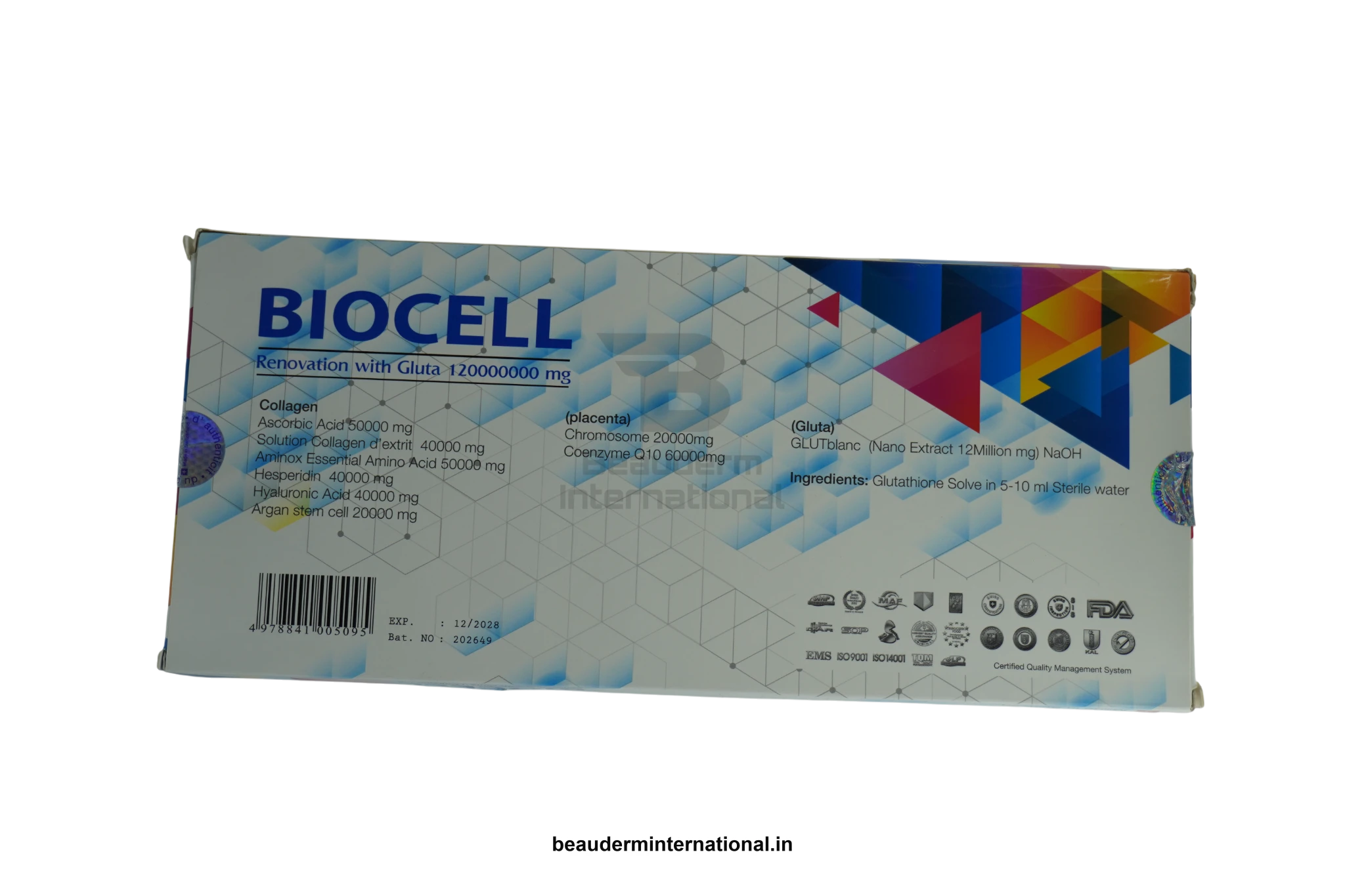 BIOCELL RENEVATION professional skincare product – Beauderm International