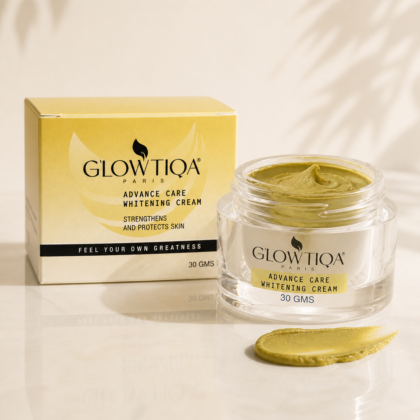 Glowtiqa Paris Advanced Whitening Cream 30g box and jar