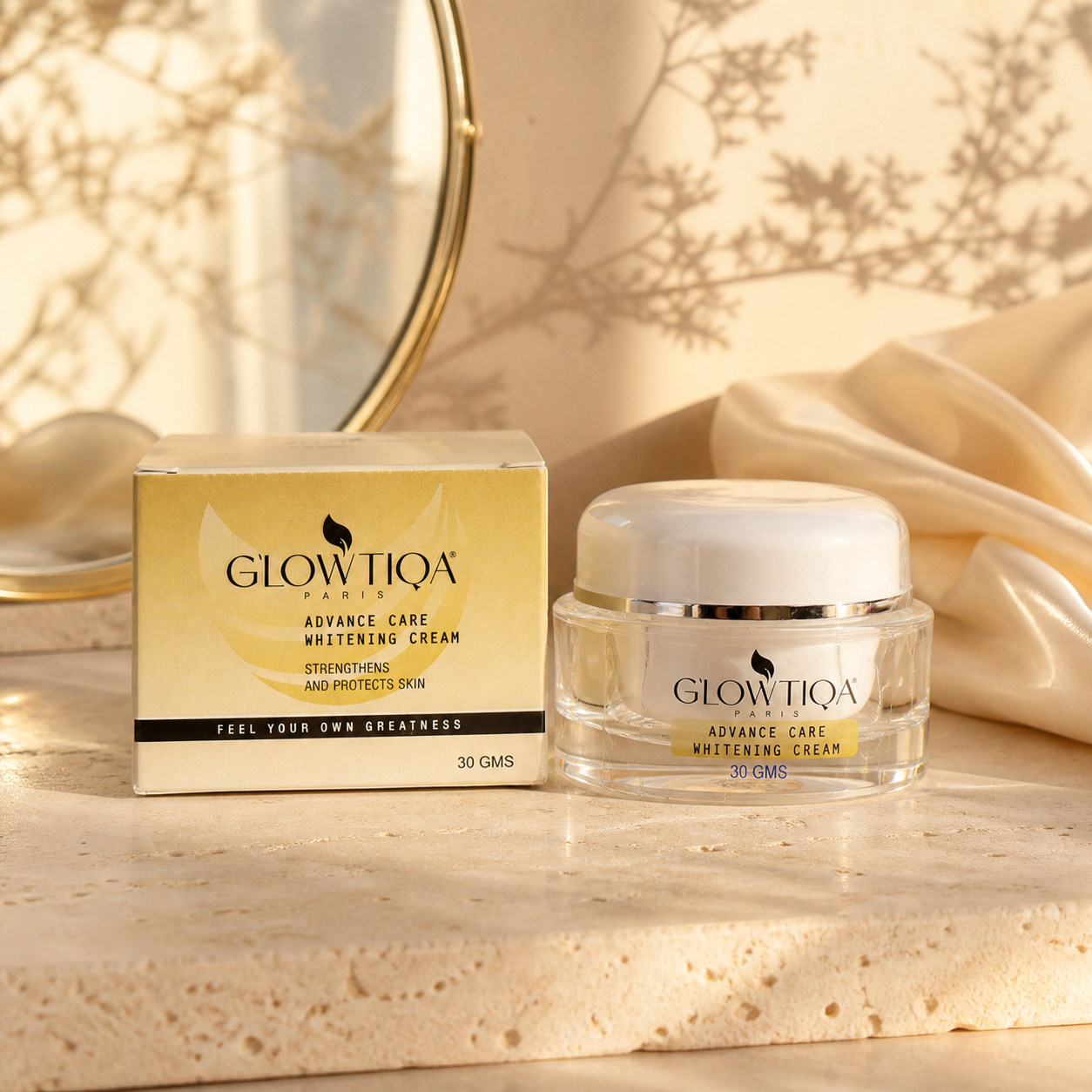 GLOWTIQA PARIS ADVANCED WHITENING CREAM professional skincare product – Beauderm International