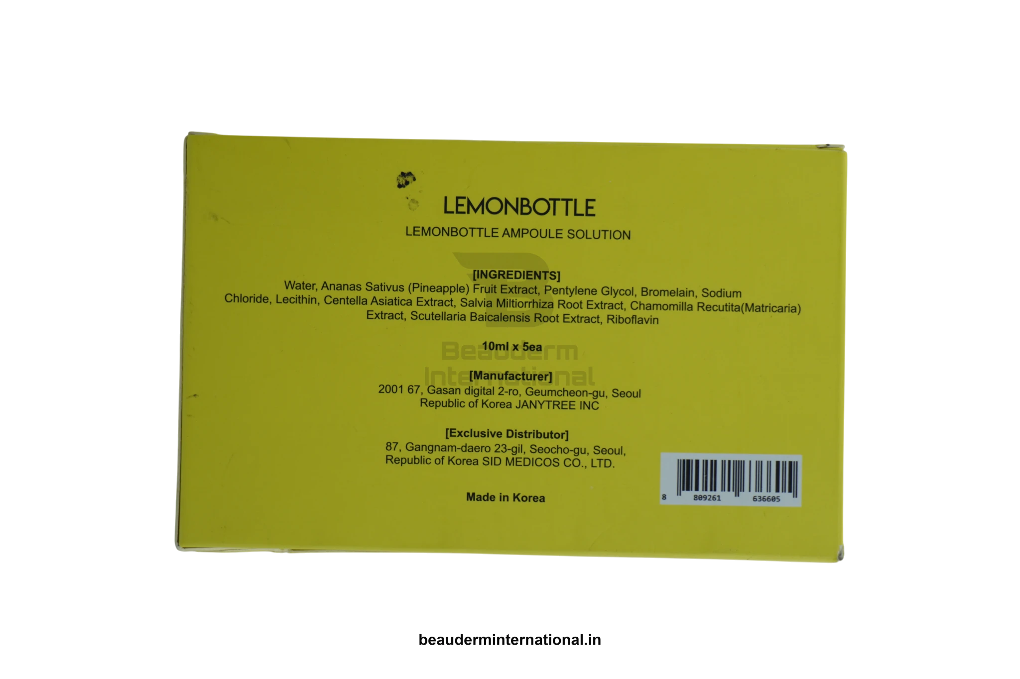LEMON BOTTLE professional skincare product – Beauderm International