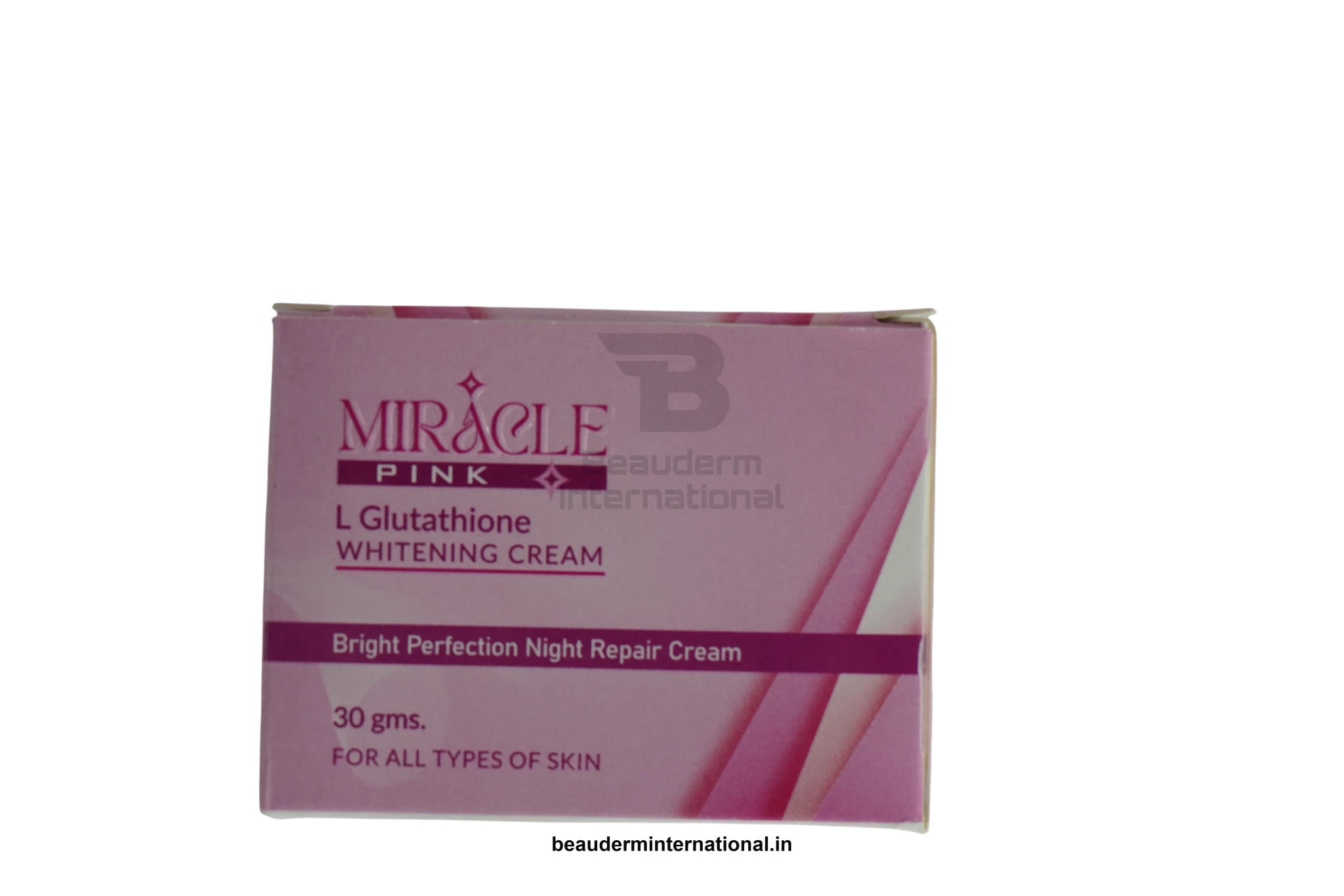 MIRACLE PINK SKIN WHITENING CREAM professional skincare product – Beauderm International