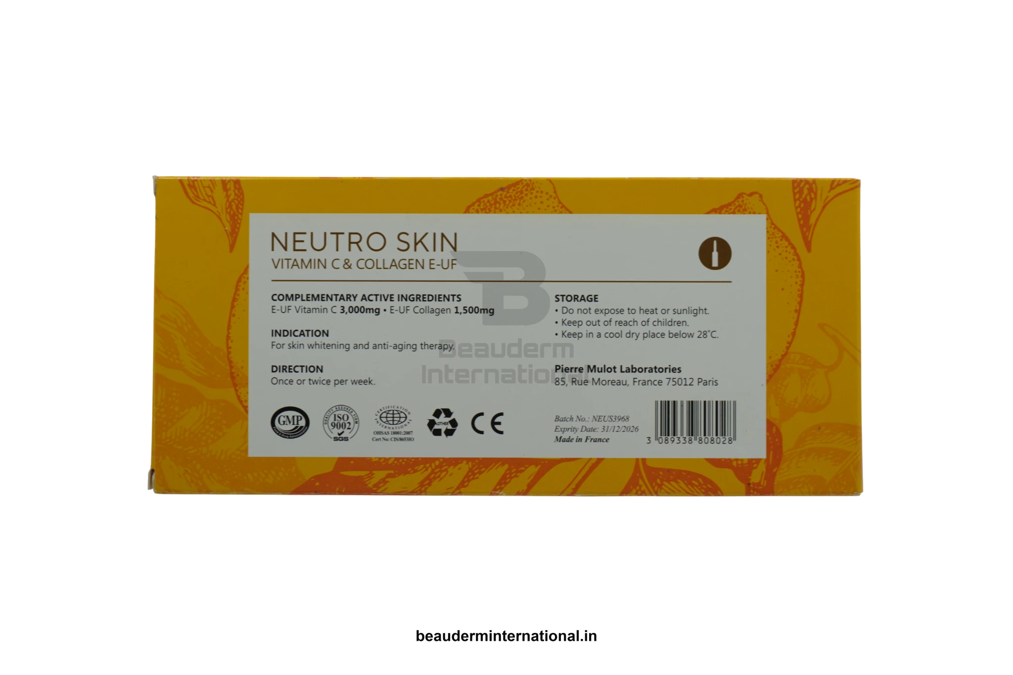 NEUTRO SKIN VITAMIN C AND COLLAGEN professional skincare product – Beauderm International