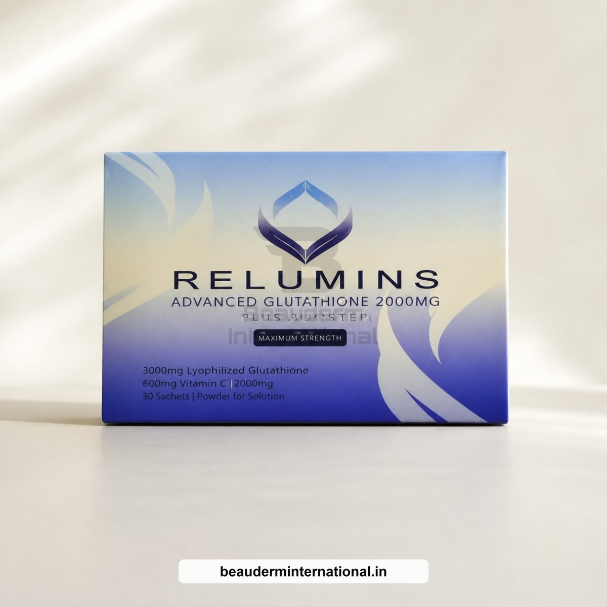 rel-final – Beauderm Relumins Advanced IV Glutathione 2000 mg Plus Booster professional skincare product – Beauderm International