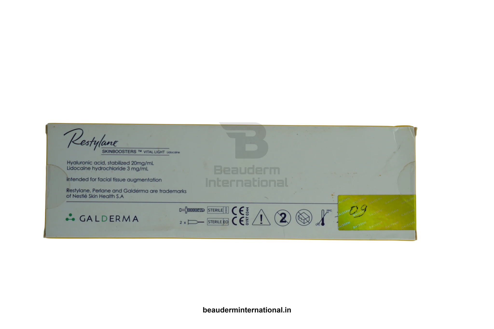 RESTYLANE LIDOCAINE professional skincare product – Beauderm International
