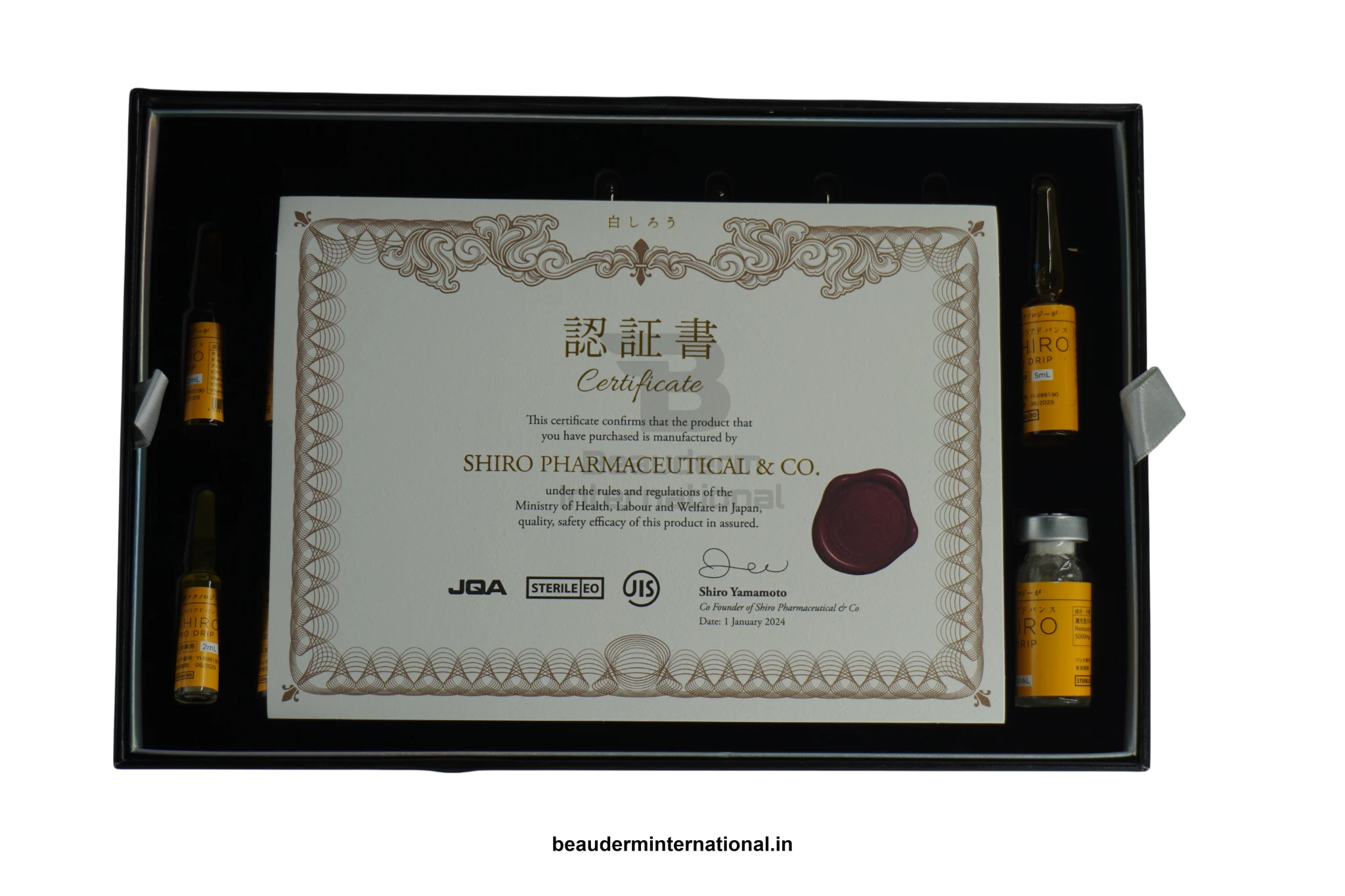 SHIRO PRO DRIP professional skincare product – Beauderm International