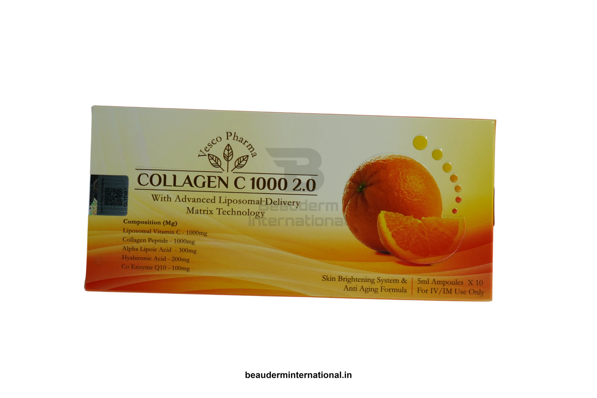 VESCO PHARMA COLLAGEN C 1000 professional skincare product – Beauderm International