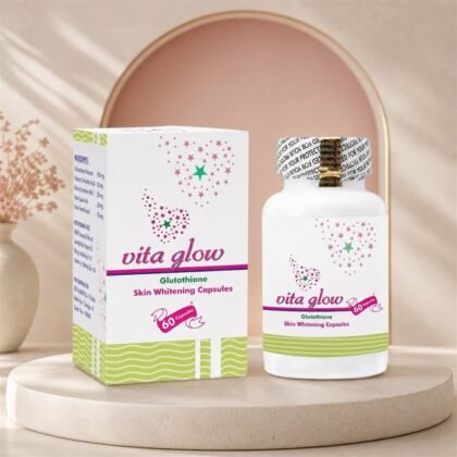 Vita Glow Advanced Capsules in a premium studio setting