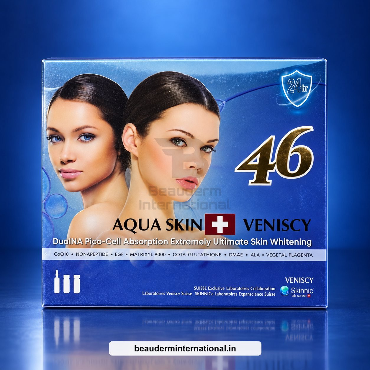 Aqua Skin Veniscy 46 – DualNA Pico-Cell Absorption professional skincare product – Beauderm International