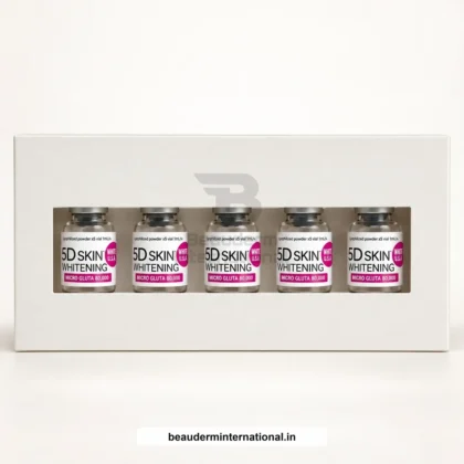 5D White USA Micro Gluta 80,000mg (5 Vials) product packaging
