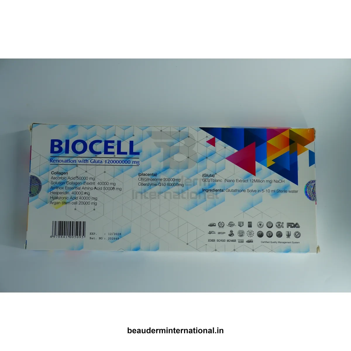 Biocell – Blue Set — product view 3 – Beauderm Biocell – Blue Set professional skincare product – Beauderm International