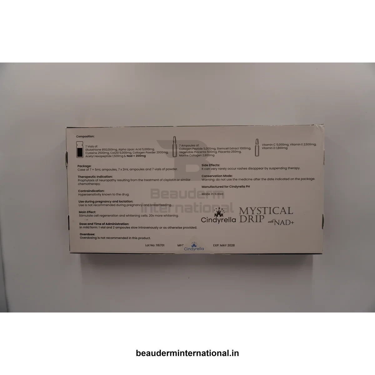 Cindryella Mystical Drip professional skincare product – Beauderm International