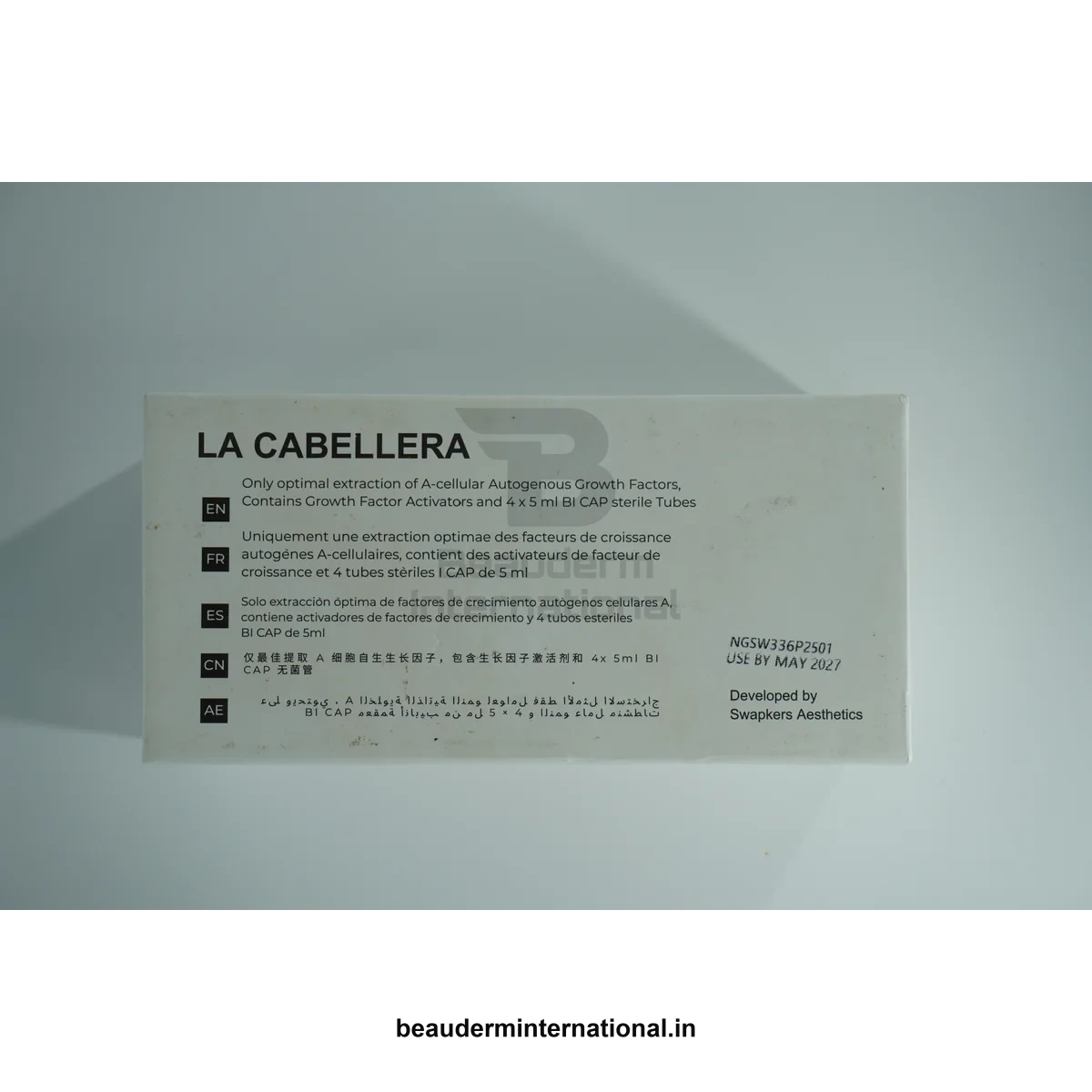 La Cabellera professional skincare product – Beauderm International