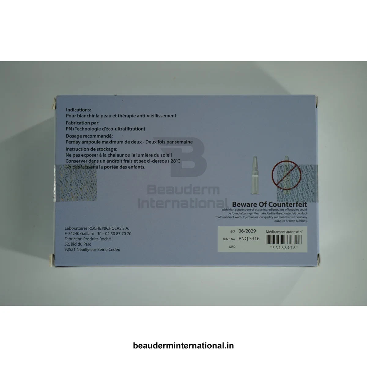 Laroscorbine Platinum E-UF PN Q10+ professional skincare product – Beauderm International
