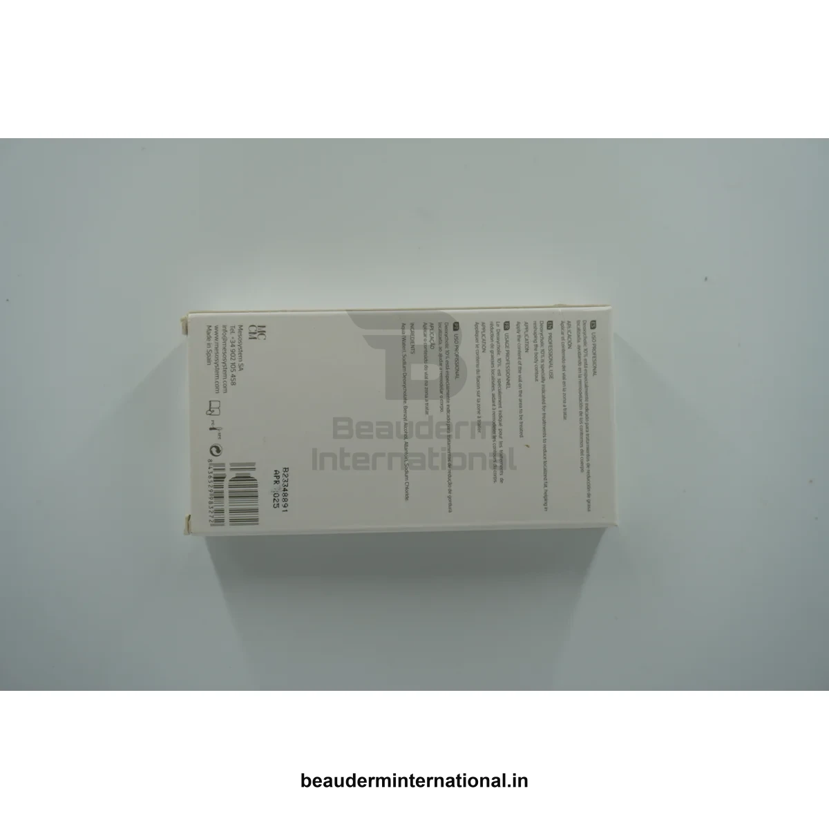 MCCM Deoxycholic Acid professional skincare product – Beauderm International