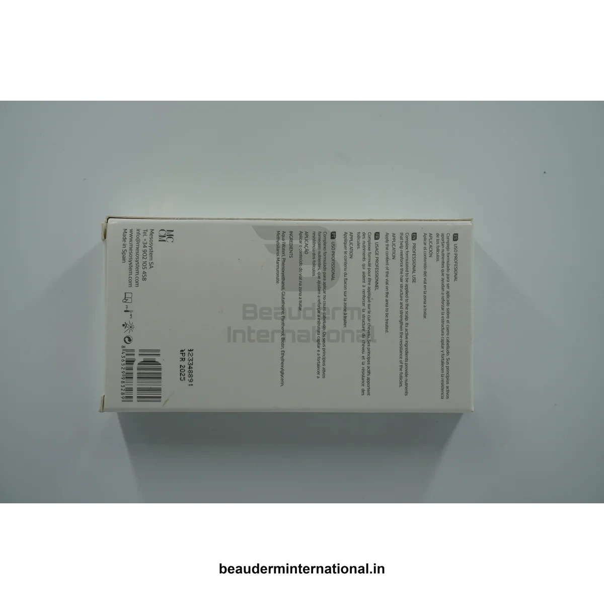 MCCM Whitening professional skincare product – Beauderm International