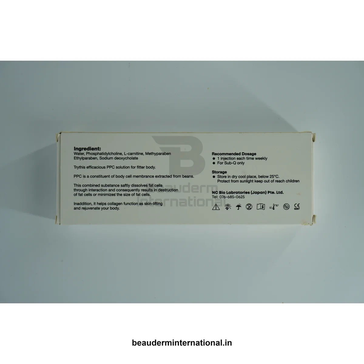 NC24 Lipolytic Solution professional skincare product – Beauderm International