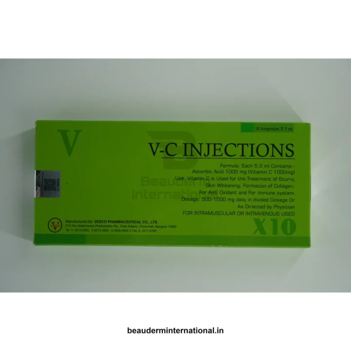 V-C Injections product packaging