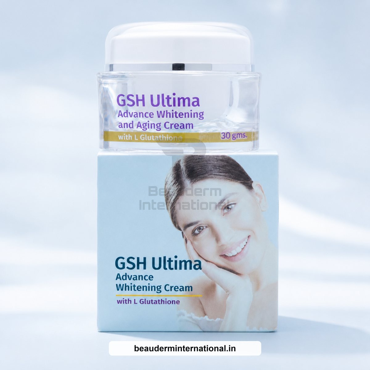 GSH Ultima Advance Whitening & Aging Cream with L-Glutathione (30g) professional skincare product – Beauderm International