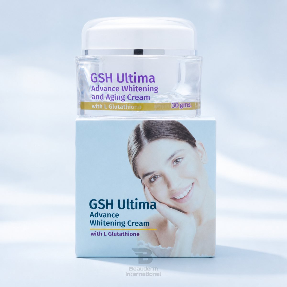 GSH Ultima Advance Whitening & Aging Cream with L-Glutathione (30g) professional skincare product – Beauderm International
